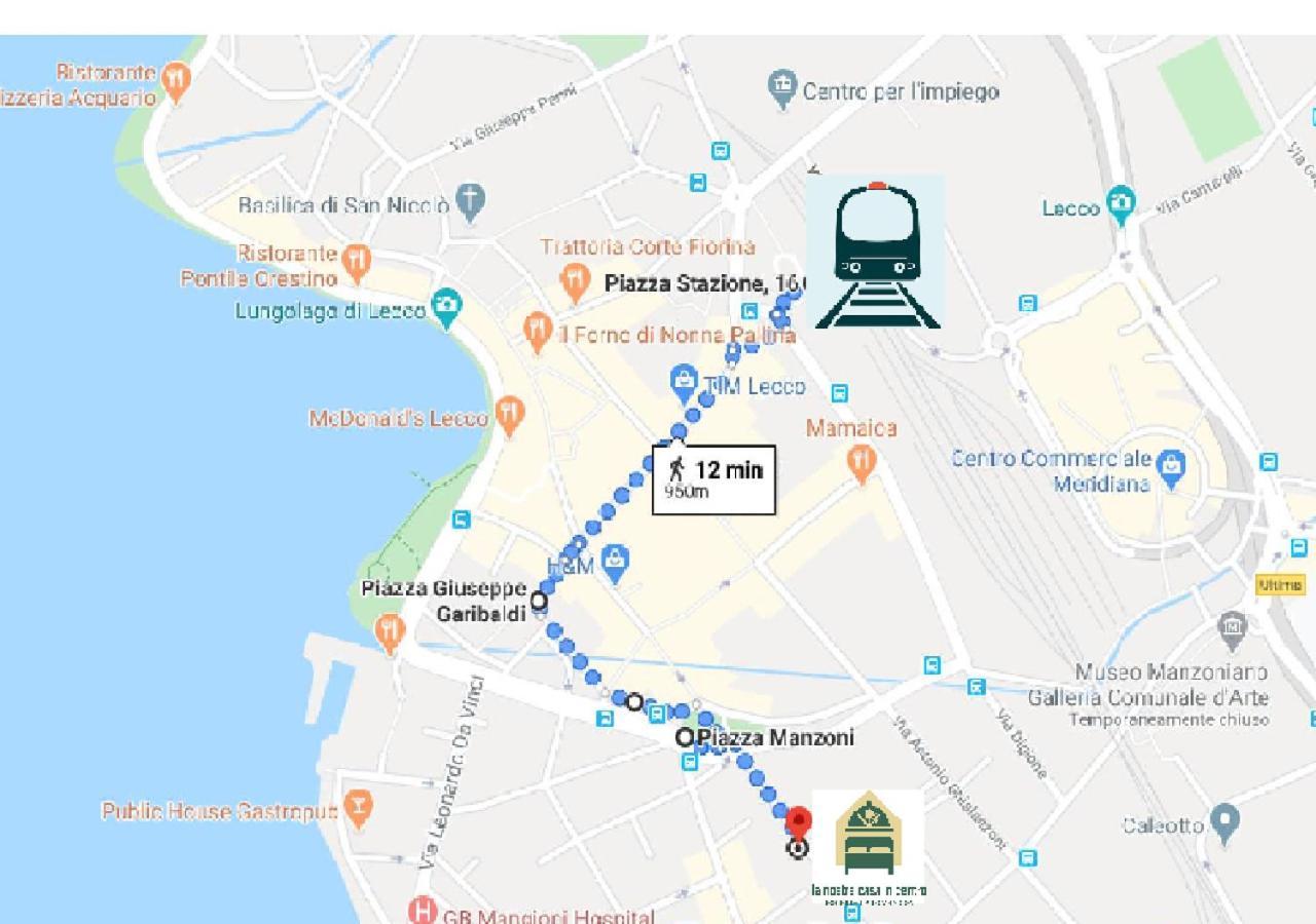 La Nostra Casa In Centro Otel Lecco Dış mekan fotoğraf